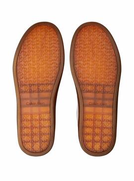 Sneakers Calvin Klein Jeans Classic Cupsole beige per uomo