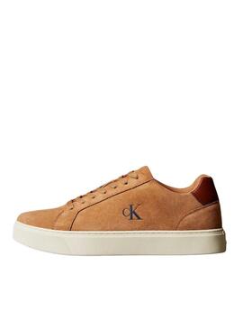 Sneakers Calvin Klein Jeans Classis Cupsole marrone per uomo