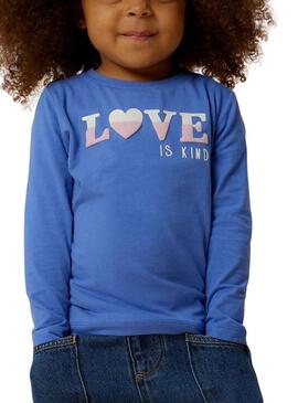 Maglietta Name It Lira blu Love per bambina