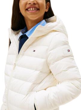 Cappotto Imbottito Tommy Hilfiger beige per bambini.