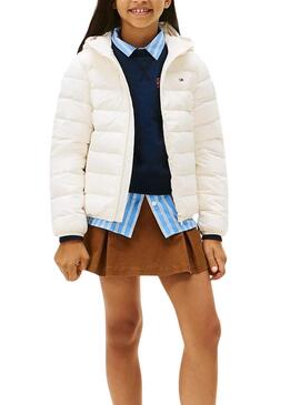 Cappotto Imbottito Tommy Hilfiger beige per bambini.