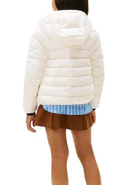Cappotto Imbottito Tommy Hilfiger beige per bambini.