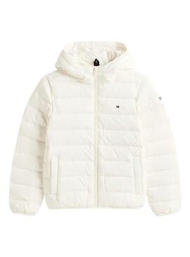 Cappotto Imbottito Tommy Hilfiger beige per bambini.
