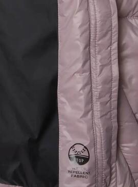Gilet Pepe Jeans trapuntato Essie rosa per bambina