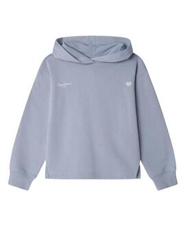 Felpa Pepe Jeans Anne blu per ragazze