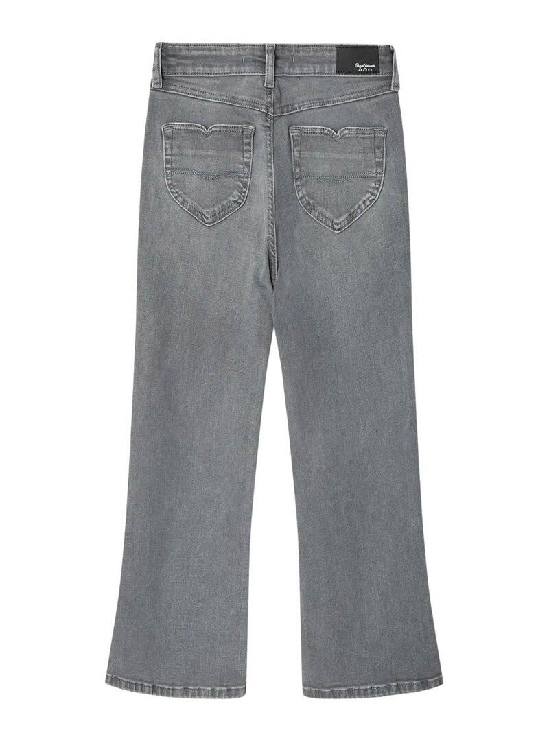 Pantaloni di jeans Pepe Jeans Willa Flare grigi per ragazze