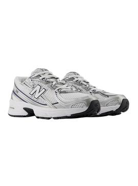 Scarpe New Balance 740 bianche per bambini.