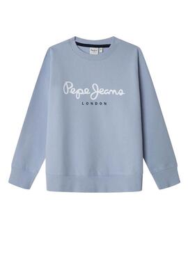 Felpa Pepe Jeans Art Crew blu per bambino