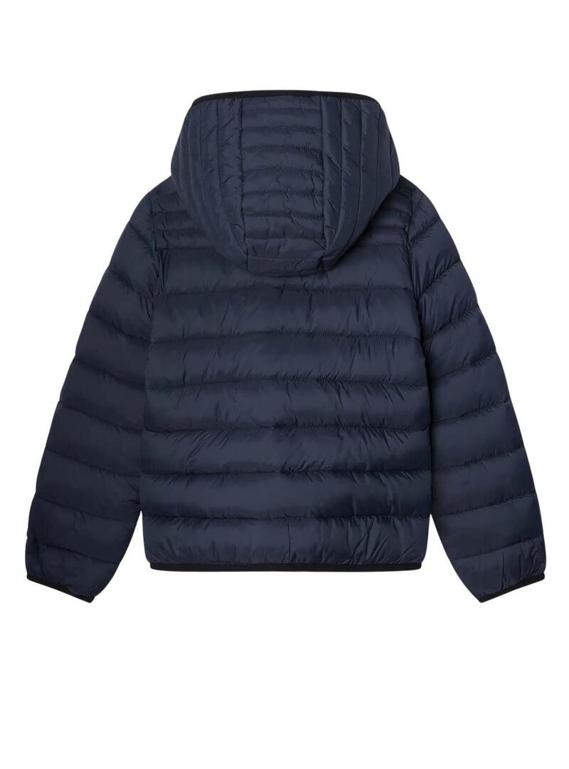 Giacca trapuntata Pepe Jeans Bailor blu marino bambino