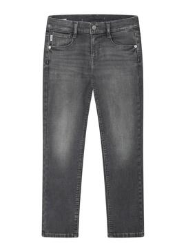 Pantaloni in denim Pepe Jeans Cashed grigi per bambino
