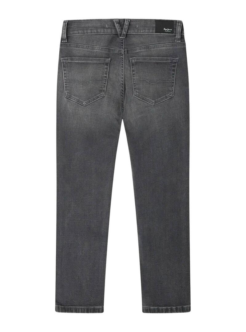 Pantaloni in denim Pepe Jeans Cashed grigi per bambino