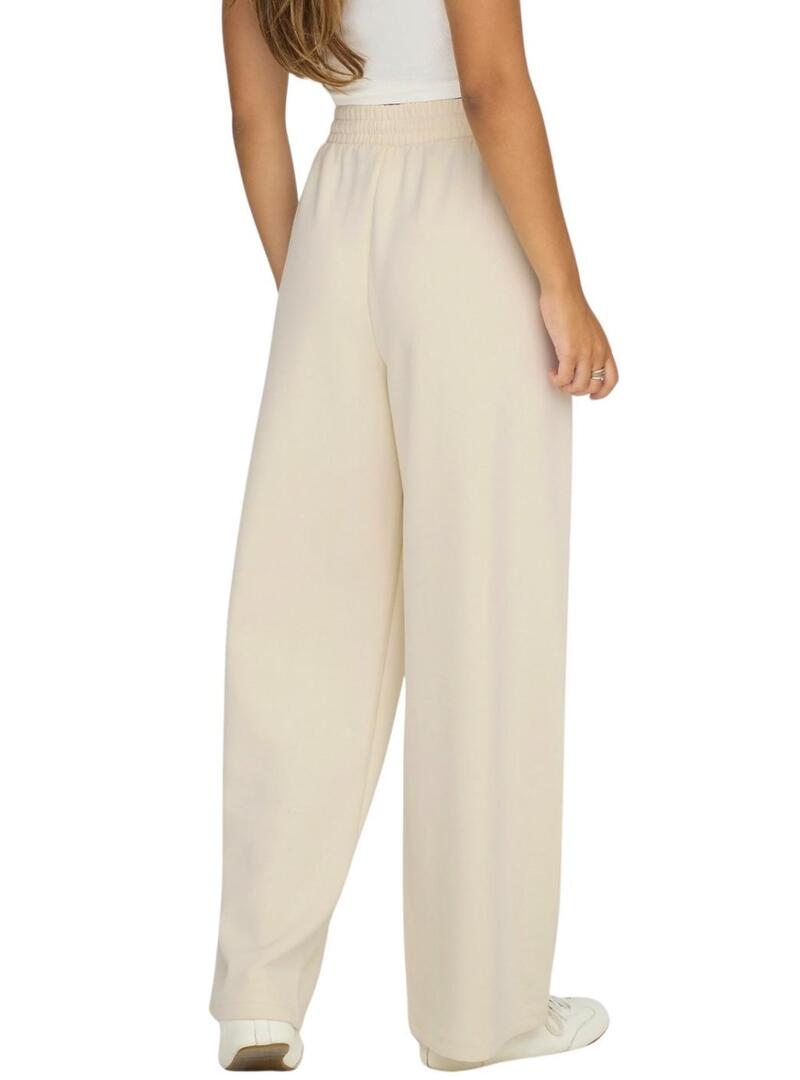 Pantaloni Only Scarlett beige per donna
