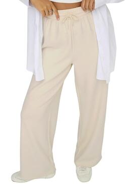 Pantaloni Only Scarlett beige per donna