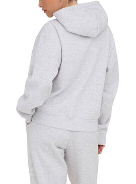 Felpa con cappuccio Only Best grigia per donna