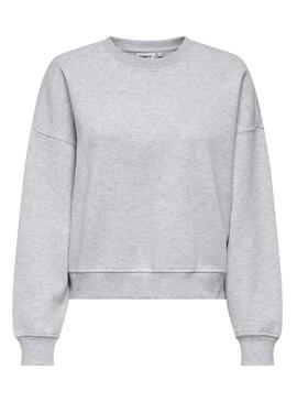 Felpa Only Best grigia per donna