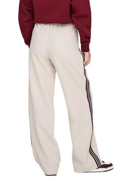 Pantaloni Only Mellie beige per donna