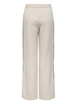 Pantaloni Only Mellie beige per donna