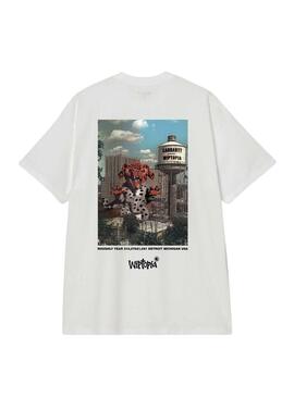 Maglietta Carhartt Wiptopia bianca per uomo