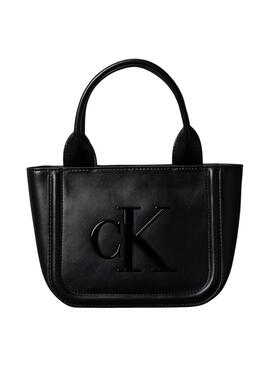 Borsa Calvin Klein Jeans Bold piccola nera per donna