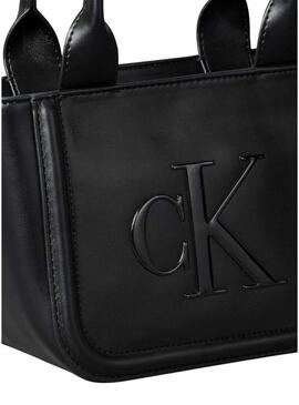 Borsa Calvin Klein Jeans Bold piccola nera per donna