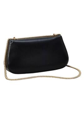 Borsa Calvin Klein Jeans con catena Ck Convertible nera per donna