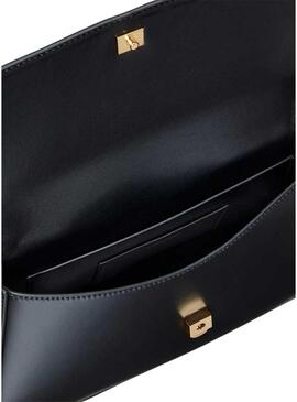 Borsa Calvin Klein Jeans con catena Ck Convertible nera per donna