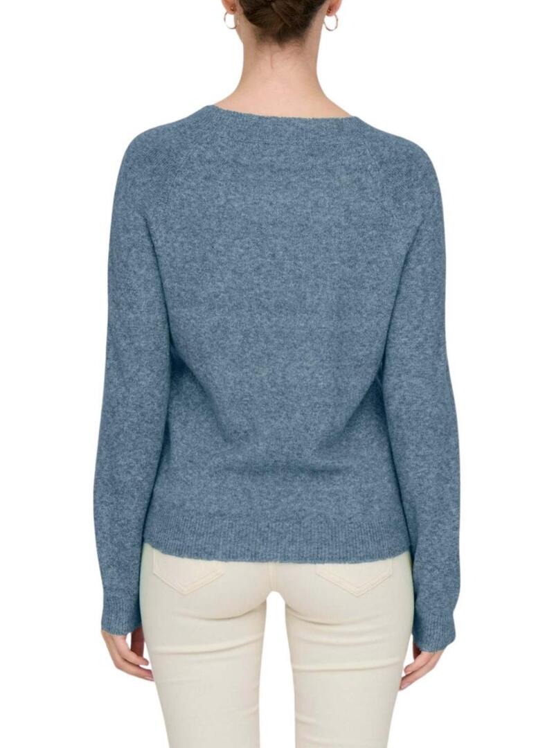 Maglia Only Ricca Blu per donna