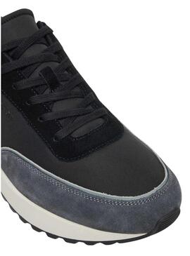 Sneakers Calvin Klein Low Top Lace nere per uomo.