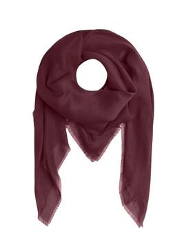 Sciarpa Pieces Hailey bordeaux per donna