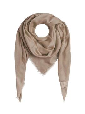 Sciarpa Pieces Hailey beige per donna