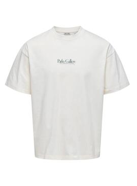 Maglietta Only and Sons Parker beige per uomo