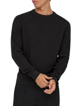 Maglia Only and Sons marrone per uomo