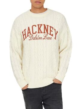 Maglia Only and Sons Mack beige per uomo