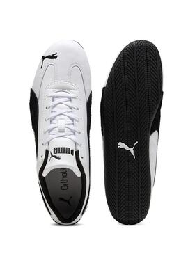 Sneakers Puma in pelle Speedcat bianche per uomo.