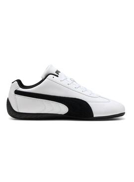 Sneakers Puma in pelle Speedcat bianche per uomo.