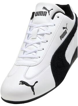 Sneakers Puma in pelle Speedcat bianche per uomo.