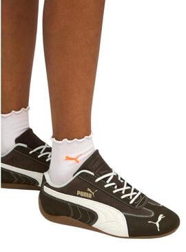 Scarpe Puma Speedcat Wine Club marrone per donna