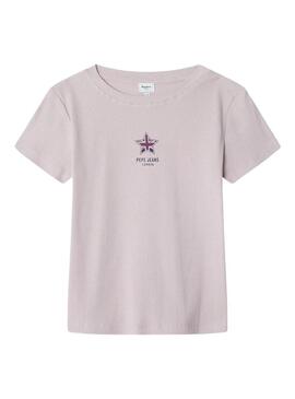 Maglietta Pepe Jeans Amily rosa per ragazza