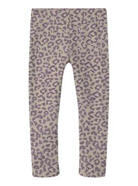 Legging Name It Davina stampato leopardo per bambina