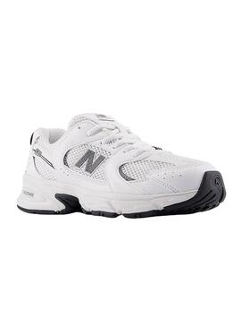 Sneakers New Balance per bambini 530 bianche e nere
