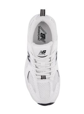 Scarpe New Balance 530 bianche e nere per bambini
