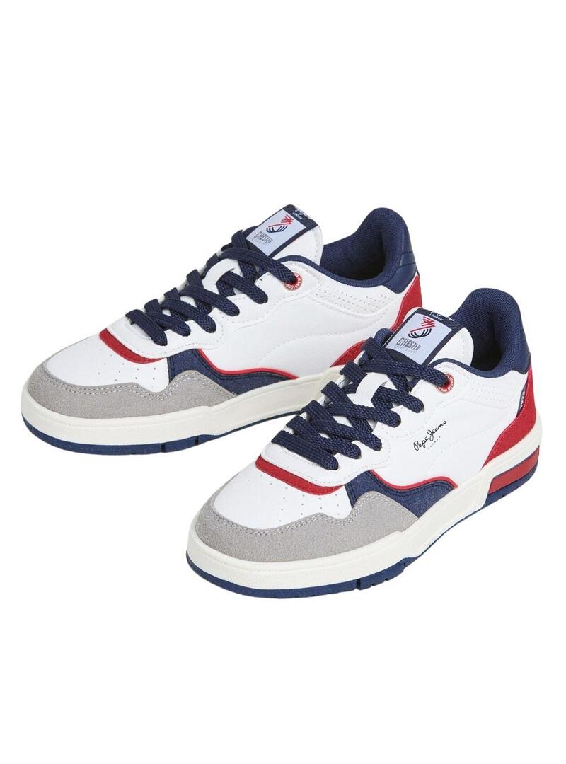 Scarpe da ginnastica Pepe Jeans Levitt combinate per bambino