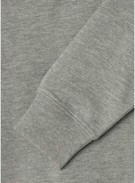 Felpa Pepe Jeans Art con cappuccio grigio bambino