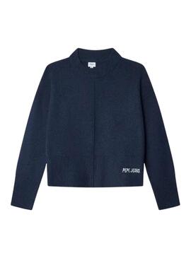 Maglia Pepe Jeans Bibby blu marino per ragazza