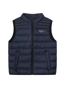 Giacca Pepe Jeans imbottita Ahron blu navy per bambino