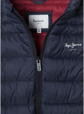 Giacca Pepe Jeans imbottita Ahron blu navy per bambino