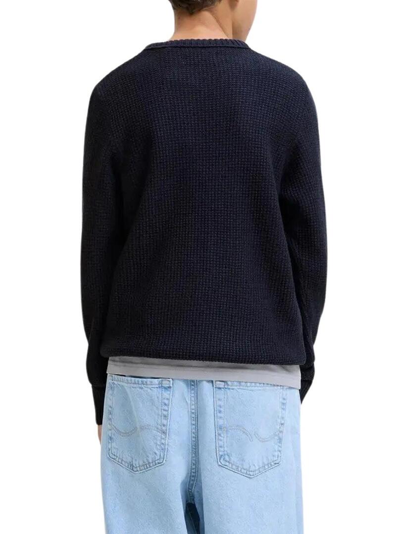 Maglia Jack and Jones Roy in blu marino per bambino