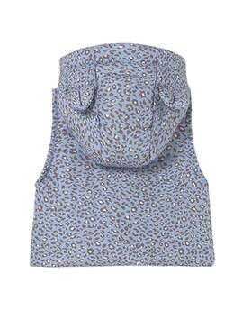 Tuta Mayoral con gilet stampato blu baby