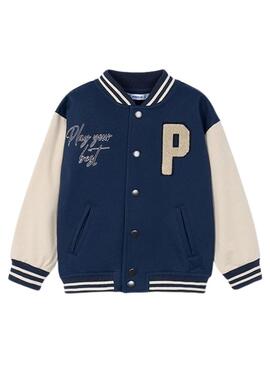 Bomber Mayoral varsity blu per ragazzo