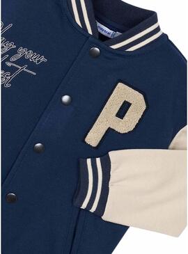 Bomber Mayoral varsity blu per ragazzo